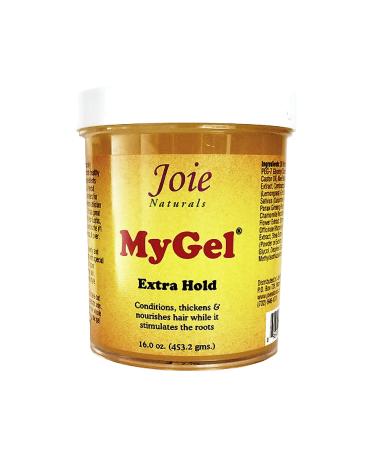 Joie Naturals MyGel Extra Hold - Hair Gel for Men & Women - Styling Gel for Curly Hair (16 Ounces)