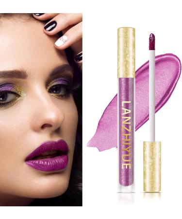 Glitter Liquid Eyeshadow | Body Glitter Gel - Waterproof Long Lasting Shimmer Eyes Lips Holographic Cosmetic Grade Concert Festival Accessories Frifer 11# - Buy Online on GoSupps.com