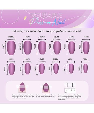 Neon Colors Press On Nails Kit - 192 Ct Medium Coffin Fake Nails for Women - Glue On Ballerina False Nails Set with 8 Solid Colors, Prep Pad, Tube Glue, Mini File, Cuticle Sticker & Adhesive Sticker - Sparkle Up Neon - Buy Online on GoSupps.com