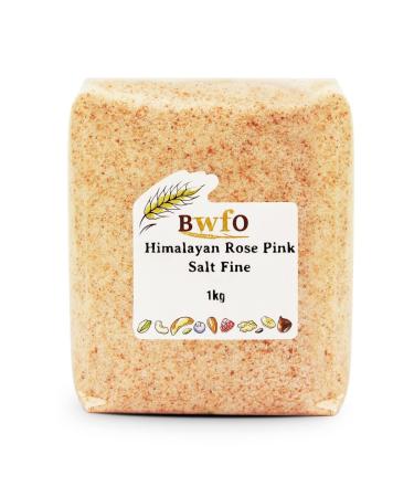 Himalayan Rose Pink Salt Fine 1kg (BWFO)