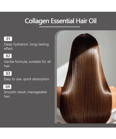  G n rique Essential Hair Oil with Collagen - Castor Oil Biotin & Hyaluronic Acid - Intense Hydration Anti-Frizz Smoothing and Softening - For All Hair Types - 10ml Travel Size - Buy Online on GoSupps.com