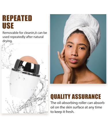 1pc Volcanic Roller Facial Oil Absorbing Ball - Blotting Roller for Kids - Skin Care & Beauty Instrument - Buy Online on GoSupps.com