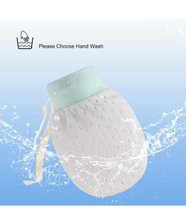 Hifot Newborn Baby Mittens - 3 Pairs Soft Adjustable Anti-Scratch Cotton Gloves for Infant Boys and Girls - Buy Online on GoSupps.com