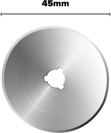 45mm Rotary Cutter Refill Blades (Pack of 2) - Fits Olfa, Fiskars, Truecut, Martelli, DAFA - Replacement Blades for Quilting, Scrapbooking, Sewing - Sharp & Durable - Buy Online on GoSupps.com