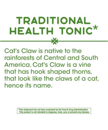 Buy Nature's Way Cat's Claw Bark - 1 455mg Vegan Capsules for Traditional Health | International Shipping - Buy Online on GoSupps.com