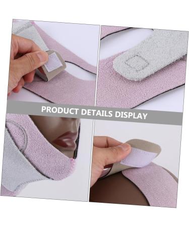 Baluue 1pc Thin Face Belt Tape Face Shaper Strap Lift Facial Slimming Strap -double Chin Mercerized Cloth 60X10.5X1cm Pink - Buy Online on GoSupps.com