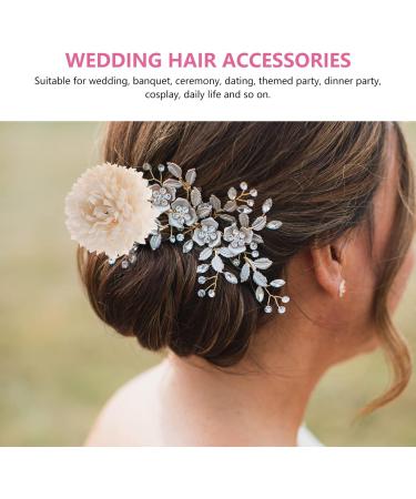 LALAFINA 3 Pairs Hairpin Flower Girls Bridal Hair Face Stencils Bun Bobby Flower Hair Barrettes Kids Tiara Hair Pin Kids Hair Clips Hair Accessories Bride Decorate Metal Prom - Buy Online on GoSupps.com