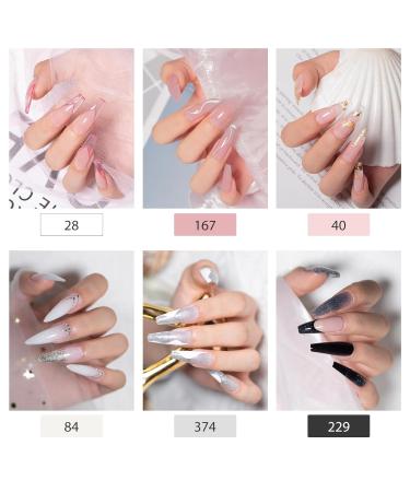 Mobray Poly Nail Extension Gel Kit - 6 Colors Nail Lamp & Tools for Beginners - Ideal DIY Gift - Buy Online on GoSupps.com