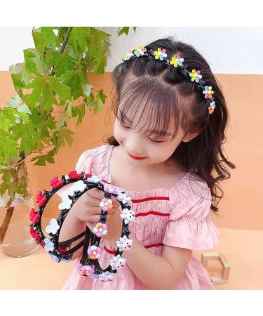 Girl Sweet Princess Hairstyle Hairpin Headband with Clips - Set of 3 Double Layer Cartoon Twist Plait Hair Clip Tools - Buy Online on GoSupps.com