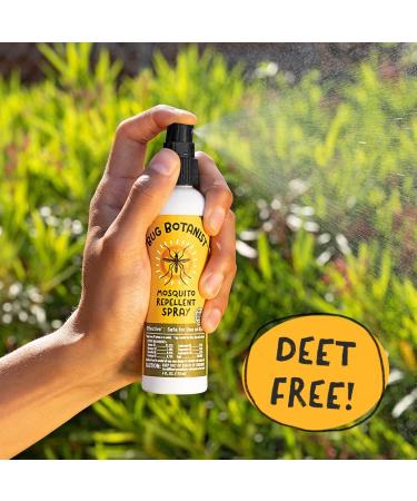 Bug Botanist Mosquito Repellent Spray - Family Friendly - 4oz Bottle with Essential Oils - Buy Online on GoSupps.com