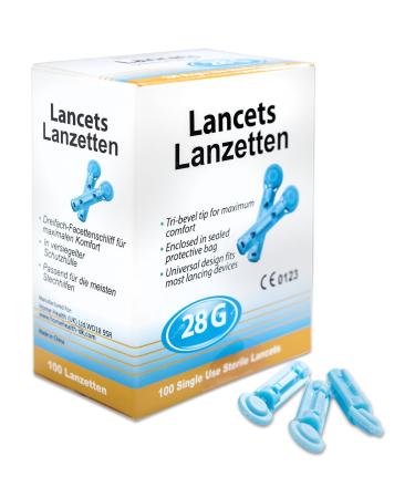 CodeFree blood lancets size 28G 200 pieces suitable for lancing devices from Medisana Accu Chek SD codefree 200 pieces (1 pack) - Buy Online on GoSupps.com