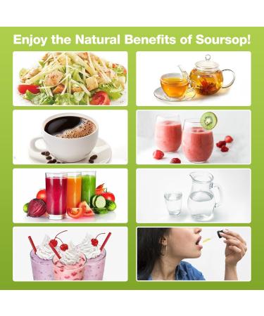 2 Pack Soursop Graviola Liquid Drops - 100% Pure Organic Graviola Extract (4 Fl Oz) - Immune Support Antioxidant Rich Natural Energy Boost - Vegan Non-GMO Alcohol-Free - Buy Online on GoSupps.com