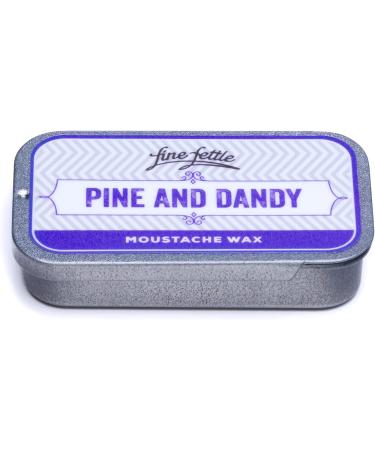 FineFettle Pine and Dandy Moustache Wax - 20ml | All-Natural Formula - Buy Online on GoSupps.com