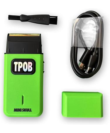 TPOB Mini Skull Single Shaver - Compact Portable Design with Turbo Motor for Professional & At-Home Use | Slime Color - Buy Online on GoSupps.com