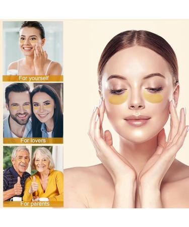 60 Pieces Under Eye Patches 24K Gold Eye Mask for Reduce Puffiness Collagen Hydrating Gel Pads Unisex Beauty Eyes Skin Care Products for Improving Dark Circles Eye Bags Fine Lines - Buy Online on GoSupps.com