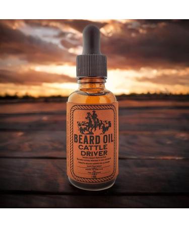 JTM Vintage Cattle Driver Beard Oil | Premium Grooming & International Shipping - Buy Online on GoSupps.com