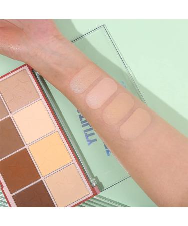 UCANBE Contour Highlighter Powder Palette - 8 Color V Face Sculpting Set | Waterproof, Long Lasting & Professional Face Shading Kit - Buy Online on GoSupps.com