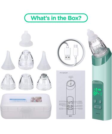 COCOBELA 2-in-1 Baby Nasal Aspirator & Blackhead Remover - USB Electric Nose Sucker with 3 Silicone Tips & 4 Probes - Buy Online on GoSupps.com