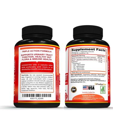 Potent Garden Urinary Support Supplements - Bladder & Urinary Tract Health for Women & Men - 60 Ct - Cranberry, Probiotics, Prebiotics - Daily Care - Buy Online on GoSupps.com
