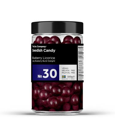 TheJar.Company - Swedish Candy - 30 - Blueberry Licorice - Buy Online on GoSupps.com