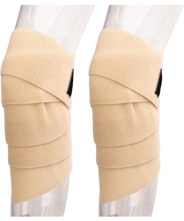 Elastic Bandage Tape for Varicose Veins - Soft & Flexible Wrap (2 Pieces Skin Color) - Improve Liposuction Recovery - Buy Online on GoSupps.com