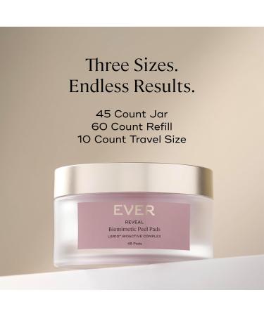 EVER Reveal 60-Pad Refill Biomimetic Peel Pads with LSR10 Daily Exfoliating Treatment (Azelaic + Caviar Lime) - Buy Online on GoSupps.com