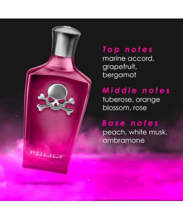 Police Potion Love For Her for Women - An Amber Woody Scent - Notes Of Sweet Bergamot Rose And White Musk - Sleek Dreamlike Container That Inspires The Senses - 3.4 Oz EDP Spray - Buy Online on GoSupps.com