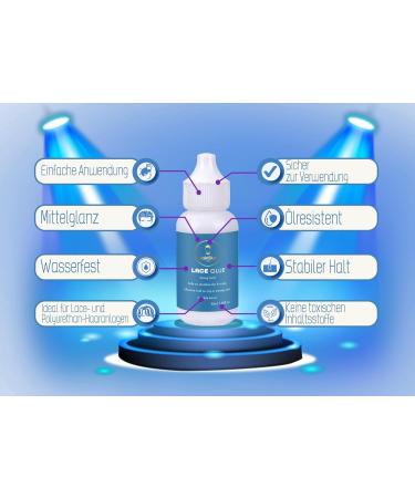 Wig Glue 38ml - Strong Hold & Invisible Finish for Wigs Hair Parts & Toupets | Transparent Formula for Seamless Application - Buy Online on GoSupps.com