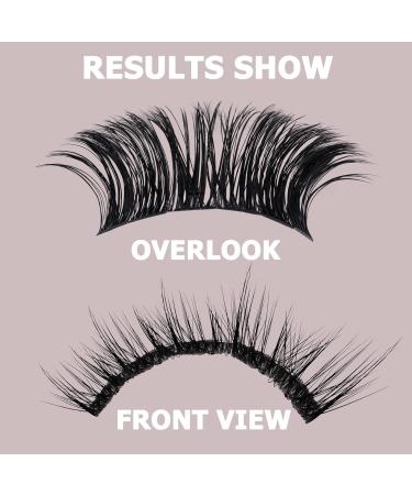 Buy 03-C 14mm Individual Eyelash Segments - Natural Curl DIY Extensions for Makeup | International Shipping - Buy Online on GoSupps.com