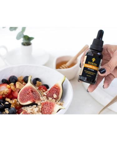 Buy Bee & You Propolis Tincture 20% (30ml) - Rich in Polyphenols & Flavonoids for Muesli & Yoghurt | International Shipping Available - Buy Online on GoSupps.com