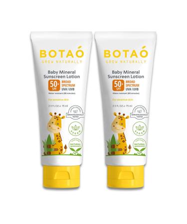 Baby Mineral Sunscreen Lotion 2-pack Bundle