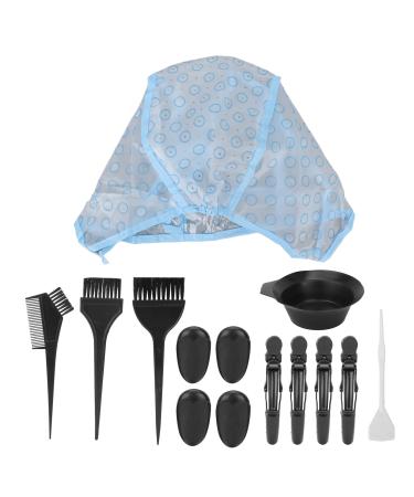 Hair Dyeing Tools Set DIY Hair Coloring Bowl Dyeing Hat Dyeing Brush Duck Billed Hair Clips Professional Salon Hair Coloring Kit