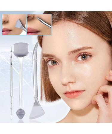 Stainless Steel Facial Spade - Extractor Makeup Nose Face Tools Set Metal Face Skin Cleaning Extractor Set | Face Pore Cleaner Tools For Facial Treatments Women Adults Friends Beautician - Buy Online on GoSupps.com