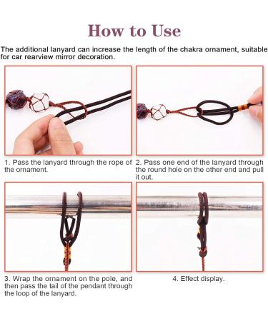 7 Chakras Healing Crystals Natural Gemstones Spiritual Gifts for Women Polished Tumbled Stones Positive Energy Spiritual Meditation Hanging Ornament/Window Ornament/Feng Shui (Healing Crystals-03) - Buy Online on GoSupps.com