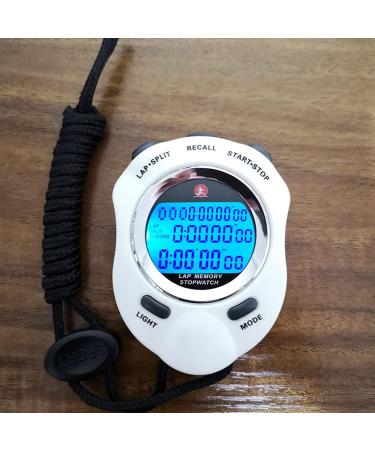 Rolilink Waterproof Sports Stopwatch Timer - 10 Lap With Backlight - Buy Online on GoSupps.com