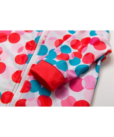 BONVERANO Baby Girls Swimsuit 9-12 Months | Full-Length Zipper One Piece Swimwear with UPF 50+ Sun Protection - Buy Online on GoSupps.com