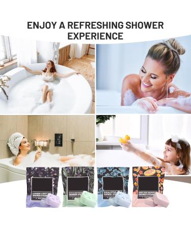 Swear Shower Steamers Aromatherapy for Women Men Self Care and Relaxation Shower Steamer Shower Bombs Steamers Gift Set Colour Name 4pcs - Buy Online on GoSupps.com