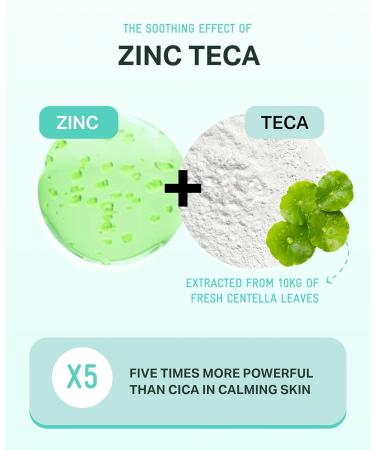 BRING GREEN ZINC TECA Serum with Niacinamide | Soothing Face Serum for Sensitive Skin Pore Minimizing & Hydrating | Korean Skincare for Breakouts & Uneven Texture Tea Tree 0.85 Fl Oz (Pack of 1) - Buy Online on GoSupps.com