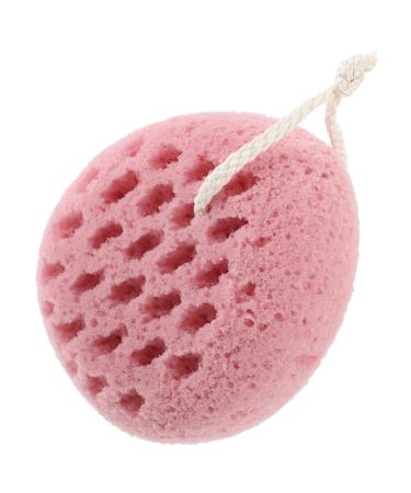 IWOWHERO Bath Balls Body Sponge Bath Sponge Swirl Bath Sponges for Shower Women Shower Loofah Shower Pouf Mesh Sponge Scrubber Bath Back Sponge Polyurethane Child Pink Tub Take a Bath