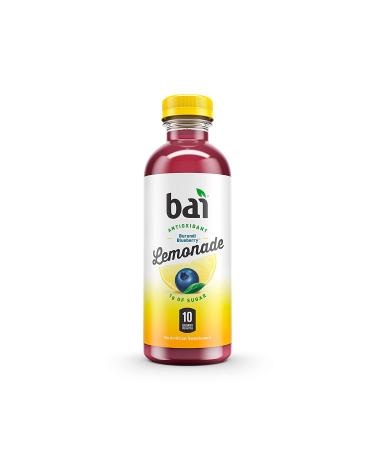 Bai Flavored Water Burundi Blueberry Lemonade - Antioxidant Infused 18oz Bottles (Pack of 12) - Buy Online on GoSupps.com