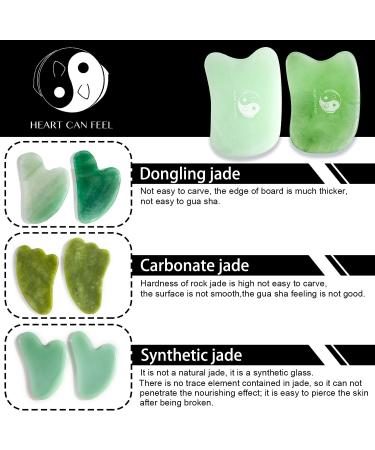 Handmade Jade Gua Sha Scraping Massage Tool for SPA Acupuncture Therapy - Square Shape - Buy Online on GoSupps.com
