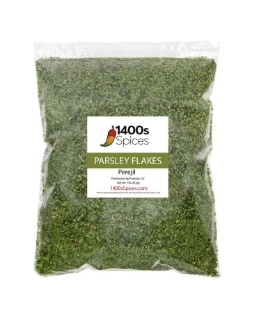 1lb Dried Parsley Flakes Food Service Size (Perejil Seco) by 1400s Spices