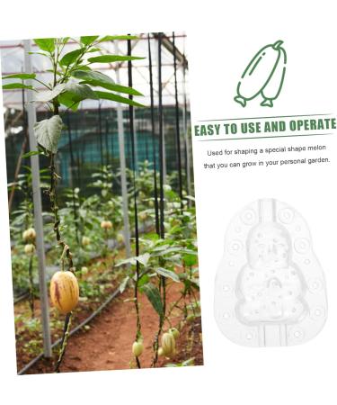 GANAZONO 9 Pcs Vegetable Mold Fruit Shaper Planting Vegetable DIY Cucumber Watermelon 9x8cmx3pcs Transparentx3pcs - Buy Online on GoSupps.com