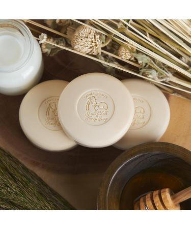 Caswell-Massey Goat's Milk & Honey Soap Gift Set - Made in USA | 3 Bars (3 oz) | Moisturizing Bath Soap for Men & Women - Buy Online on GoSupps.com