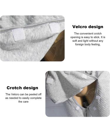 Daily Wear Half-Open Crotch Pants for Postoperative Nursing | Patient Care | L/Large Gray - Buy Online on GoSupps.com