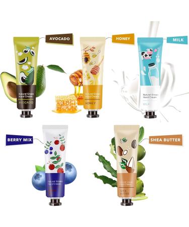 Ownest 10 Pack Plant Fragrance Hand Cream Moisturizing Hand Care Cream Travel Gift Set With Natural Aloe And Vitamin E For Men And Women-30ml - Buy Online on GoSupps.com