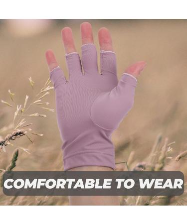 FRCOLOR 1 Pair Uv Gloves Nail Dryer Uv Glove Uv Finger Protection Nails Outdoor Hiking Gloves Summer Driving Gloves Womens Gloves Gel Nail Gloves Miss Skin Care Products Fabric Fingerless As Shown - Buy Online on GoSupps.com