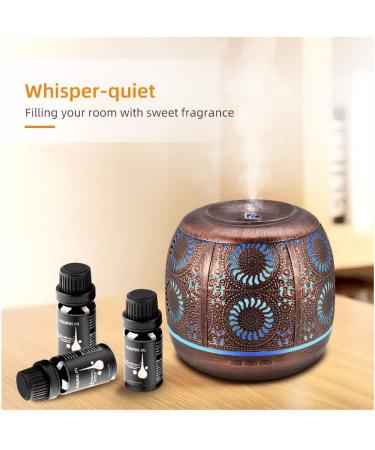 Ominihome 500ml Essential Oil Diffuser & 6 Essential Oils Set for Aromatherapy | Large Room Aroma Diffuser | Up to 20h | Teacher Gifts - Buy Online on GoSupps.com