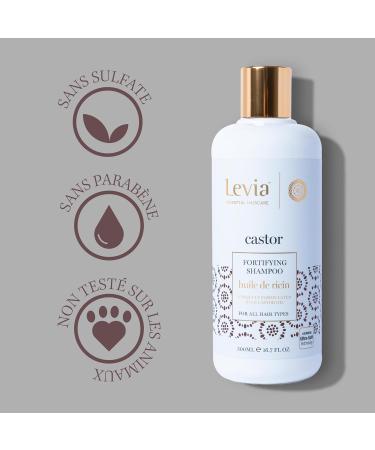 Levia | Fortifying Shampoo with Castor Oil | Strengthens and Stimulates Hair Growth | Fights Breakage | Promotes Hair Growth | For all hair types | 500ml - Buy Online on GoSupps.com