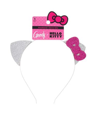 Goody x Hello Kitty Headband with Ears - Comfort Fit for All Day Wear - For All Hair Types - Hair Accessories